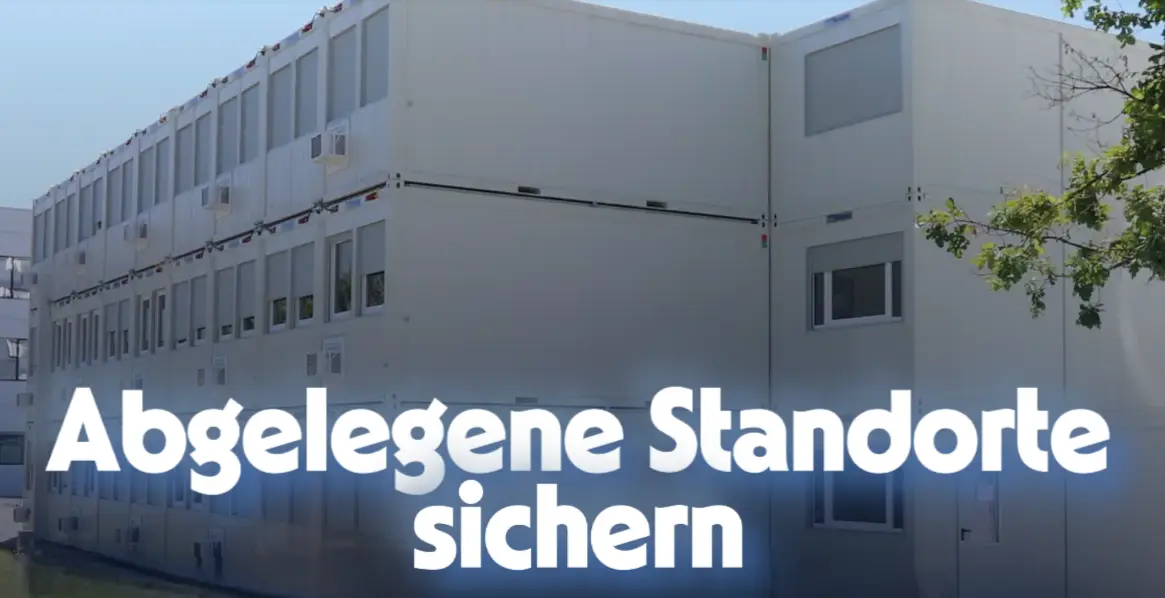 Abgelegene Standorte sichern